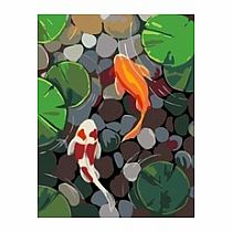 Artwille Paint By Number Koi Pond